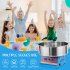 US GARVEE Electric Commercial Cotton Candy Machine 1030W Candy Floss Maker with Stainless Steel Bowl