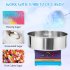 US GARVEE Electric Commercial Cotton Candy Machine 1030W Candy Floss Maker with Stainless Steel Bowl