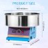 US GARVEE Electric Commercial Cotton Candy Machine 1030W Candy Floss Maker with Stainless Steel Bowl