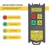 US GARVEE Electric Hoist 440 LBS 110V Electric Wire Crane Lift Electric Hoist Crane Power System Red