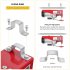 US GARVEE Electric Hoist 1320LBS Lift Electric Winch With Remote Control Power System 39ft Lifting Height