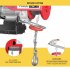 US GARVEE Electric Hoist 880 Lbs 110V Automatic Lift Electric Cable Hoist with Wireless Remote Control Power System