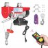 US GARVEE Electric Hoist 880 Lbs 110V Automatic Lift Electric Cable Hoist with Wireless Remote Control Power System