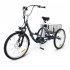 US GARVEE Electric Tricycle for Adults  7 Speeds Folding Electric Trike  26 Inch 3 Wheel Motorized Bicycle w  36V 10Ah Removable Battery  E Trikes with Large Ba