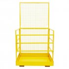 US GARVEE Foldable Forklift Safety Cage 43x45 Inch Forklift Work Platform 1500LBS Load Capacity