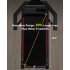 US GARVEE Folding Treadmill 0 6 7 5 MPH 265 LBS for Running Walking Saving Compact Treadmill