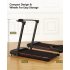 US GARVEE Folding Treadmill 0 6 7 5 MPH 265 LBS for Running Walking Saving Compact Treadmill
