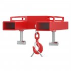 US GARVEE Forklift Lifting Hook Attachment 6600 lbs Capacity with Swivel Hook and 2 T-Bolts