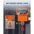 US GARVEE Forklift Lifting Hook Attachment 2200lbs Capacity Forklift Lifting Hoist