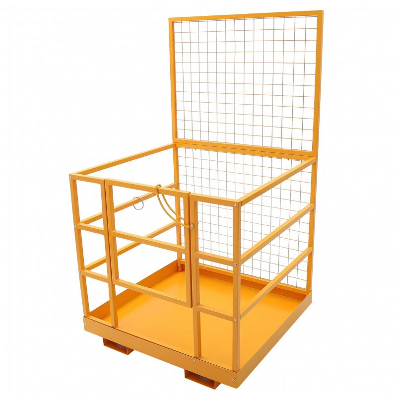US GARVEE Forklift Safety Cage 43x45inches 1400LBS Capacity Forklift Heavy Duty Basket Man Platform