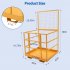 US GARVEE Forklift Safety Cage 43x45inches 1400LBS Capacity Forklift Heavy Duty Basket Man Platform