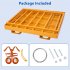 US GARVEE Forklift Safety Cage 43x45inches 1400LBS Capacity Forklift Heavy Duty Basket Man Platform
