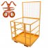 US GARVEE Forklift Safety Cage 43x45inches 1400LBS Capacity Forklift Heavy Duty Basket Man Platform
