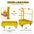 US GARVEE Forklift Safety Cage 36x36 inch For 1 Or 2 People Forklift Man Basket 1200 Lbs Foldable