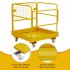 US GARVEE Forklift Safety Cage 36x36 Inch Heavy Duty Collapsible Forklift Yellow