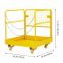 US GARVEE Forklift Safety Cage 36x36 inch For 1 Or 2 People Forklift Man Basket 1200 Lbs Foldable