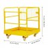 US GARVEE Forklift Safety Cage 36x36 Inch Heavy Duty Collapsible Forklift Yellow