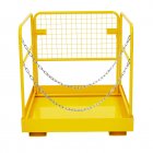 US GARVEE Forklift Safety Cage 36x36 inch For 1 Or 2 People Forklift Man Basket 1200 Lbs Yellow