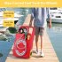 US GARVEE Fuel Caddy 32 Gallon Portable Fuel Tank On Wheels with 12V DC 140W Transfer Pump