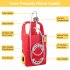 US GARVEE Fuel Caddy 32 Gallon Portable Fuel Tank On Wheels With Manual Fueling Nozzle 360   Swivel Connector