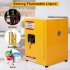 US GARVEE Galvanized Steel Safety Cabinet Flammable Liquids Storage Cabinet 17x17x18 inches Yellow