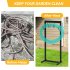 US GARVEE Garden Hose Holder Water Hose Holder with 4 Solid Spikes Heavy Duty 6 Hooks