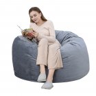 US GARVEE Giant Bean Bag Chair with Memory Foam + High-Rebound + Dutch Velvet Cover + Plush & Soft Fabric + 4 Ft Size + Perfect for Relaxing & Reading
