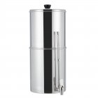 US GARVEE Gravity-fed Water Filter System 2.25G Stainless-Steel Water Filter System for Home Camping