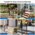 US GARVEE Handrails for Outdoor Steps Adjustable Stair Railing Staircase Handrail with Installation Kit