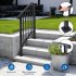 US GARVEE Handrails for Outdoor Steps Adjustable Stair Railing Staircase Handrail with Installation Kit