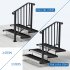 US GARVEE Handrails for Outdoor Steps Adjustable Stair Railing Staircase Handrail with Installation Kit