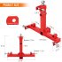 US GARVEE Hay Bale Spear Attachment 3 Point Trailer Hitch 49 Inch Hay Bale Spear   2 Stabilizer Spears