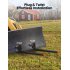 US GARVEE Heavy Duty Clamp on Pallet Forks with Adjustable Stabilizer Bar for Tractor