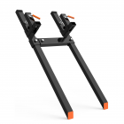 US GARVEE Heavy Duty Clamp-on Pallet Forks with Adjustable Stabilizer Bar for Tractor