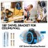 US GARVEE Heavy Duty Cord Reel 50ft Retractable Extension Power Cord 14 AWG 3C SJTOW Blue