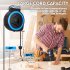 US GARVEE Heavy Duty Cord Reel 50ft Retractable Extension Power Cord 14 AWG 3C SJTOW Blue
