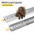 US GARVEE Heavy Duty Drawer Slides 500 Lbs Load Capacity Drawer Slides 3 Fold Full Extension with Lock