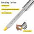 US GARVEE Heavy Duty Drawer Slides 500 Lbs Load Capacity Drawer Slides 3 Fold Full Extension with Lock