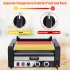 US GARVEE Hot Dog Roller 11 Rollers 30 Hot Dogs Capacity 1850W Stainless Sausage Grill Cooker Machine