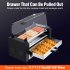 US GARVEE Hot Dog Roller 5 Rollers 12 Hot Dogs Capacity 1050W Stainless Sausage Grill Cooker Machine