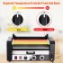 US GARVEE Hot Dog Roller 5 Rollers 12 Hot Dogs Capacity 1050W Stainless Sausage Grill Cooker Machine