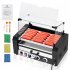 US GARVEE Hot Dog Roller 7 Rollers 18 Hot Dogs Capacity 1350W Stainless Sausage Grill Cooker Machine