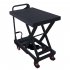 US GARVEE Hydraulic Scissor Cart Lift Table 500LBS Capacity 28 5 Inch Lifting Height Manual Scissor