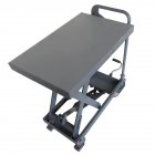 US GARVEE Hydraulic Scissor Cart Lift Table 500LBS Capacity 28.5-Inch Lifting Height Manual Scissor