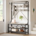 US GARVEE Industrial Storage Shoe Bench, 72