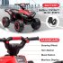 US GARVEE Kids ATV 12V 4 Wheel Dual Drive Kids Ride On Car with Parent Remote Music LED Lights