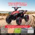 US GARVEE Kids ATV 12V 4 Wheel Dual Drive Kids Ride On Car with Parent Remote Music LED Lights
