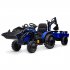 US GARVEE Kids Ride on Tractor with Trailer 24V 3 in 1 Battery Powered Electric Ride on Tractor