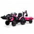 US GARVEE Kids Ride on Tractor with Trailer 24V 3 in 1 Battery Powered Electric Ride on Tractor