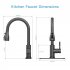 US GARVEE Kitchen Faucet With Pull Down Sprayer for Kitchen Sink Kitchen Sink Faucet With 3 Modes